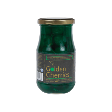 Κερασάκια Μαρασκίνο Πράσινα Golden Cherries 365gr
