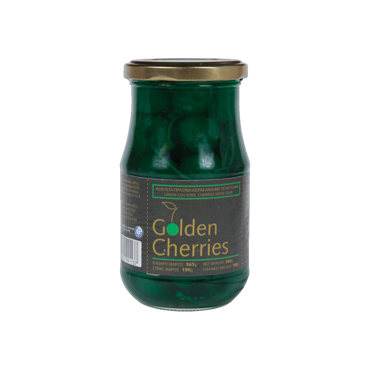 Κερασάκια Μαρασκίνο Πράσινα Golden Cherries 365gr