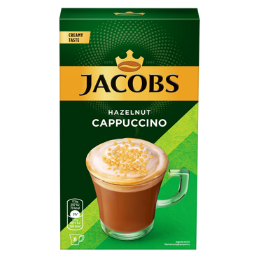 Jacobs Coffee Cappuccino Hazelnut 8 Sticks