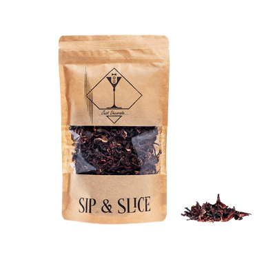 Dried Hibiscus Flowers Garnish Sip & Slice 100gr