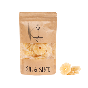 Αποξηραμένος Ανανάς με ζάχαρη Γαρνιτούρα Sip & Slice 250gr