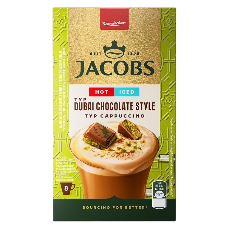 Jacobs Cappuccino Dubai Chocolate 8 sticks