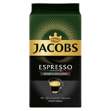 Jacobs Espresso Arabica Exclusiva Αλεσμένος 250gr Jacobs Espresso Arabica Exclusiva Αλεσμένος 250gr