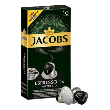 Jacobs Κάψουλες Espresso 12 Ristretto 10τμχ Jacobs Κάψουλες Espresso 12 Ristretto 10τμχ