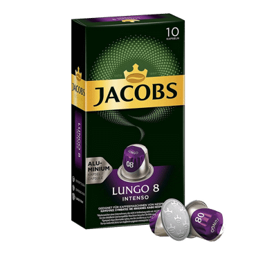 Jacobs Κάψουλες Lungo 8 Intenso 10τμχ