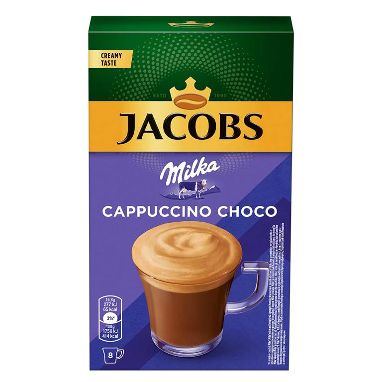Jacobs Cappuccino Choco Milka 8 Sticks
