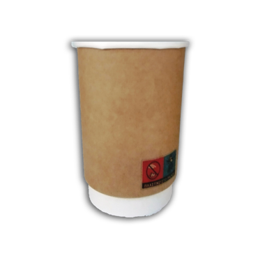 Ποτήρι Χάρτινο 14oz Διπλότοιχο Craft 25τμχ