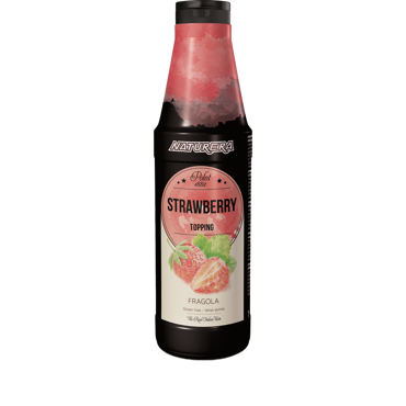 Topping Syrup Strawberry Naturera 1kg