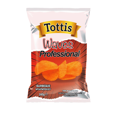 Totti's Wave Pro Chips Barbeque 280gr Totti's Wave Pro Chips Barbeque 280gr