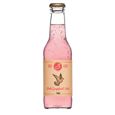 Three Cents Pink Grapefruit Soda 200ml Three Cents Pink Grapefruit Soda 200ml